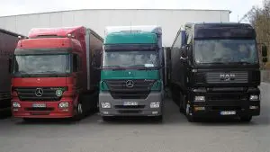 Damaliger Fuhrpark